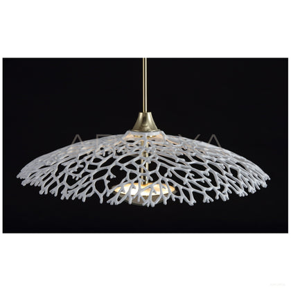 Coral Lace Umbrella Pendant Light 80561 - scene