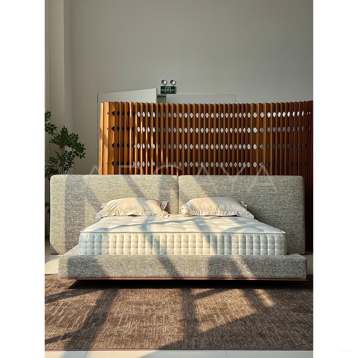 Brera Italian Style Bed in detail