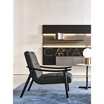 Fynn Wood Lounge Chair - scene