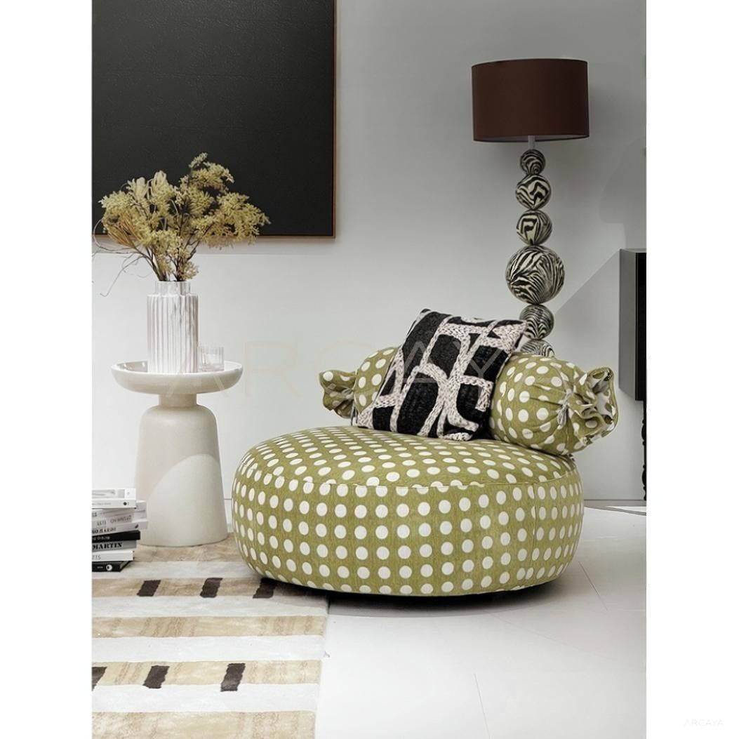Candy Swivel Lounge Chair in detail