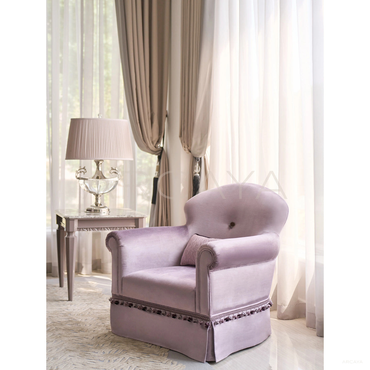 Finley Single Sofa Makeover in detail