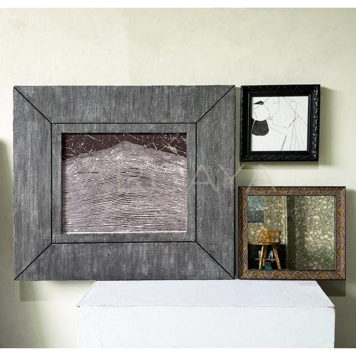 Cinematic Wall Art Arrangement in detail