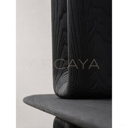 Patine Dark Wood Bookcase - scene