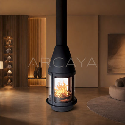 Edith Hanging Fireplace - scene