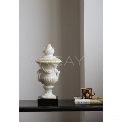 Mid Century Roman French Art Vase - scene