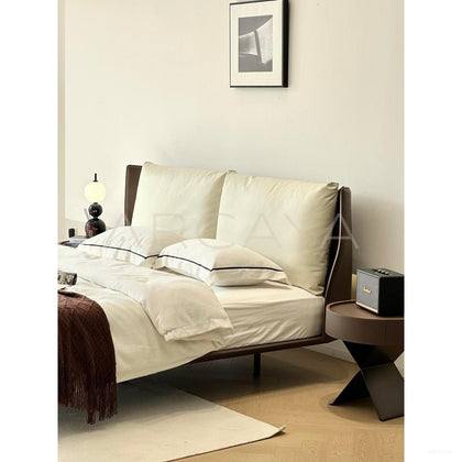 Alice Italian Minimalist Bed - scene