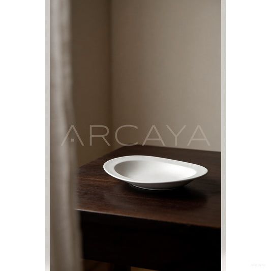 Amu Collab Chinese Oval Shallow Plate - scene