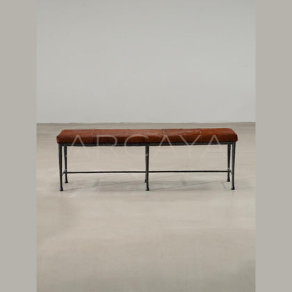 Sud Solid Wood Bench - scene