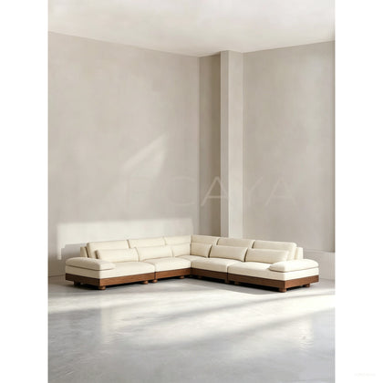 Relaxed Simple Living Room Sofa - scene
