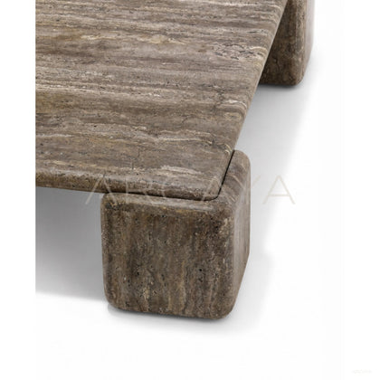 Machu Stone Inspired Coffee Table - scene