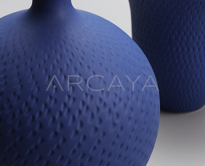 Designer Bisque Ceramic Vase Set - scene