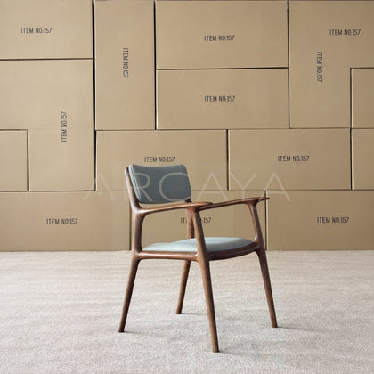 North American Ash Leather Dining Chair - main