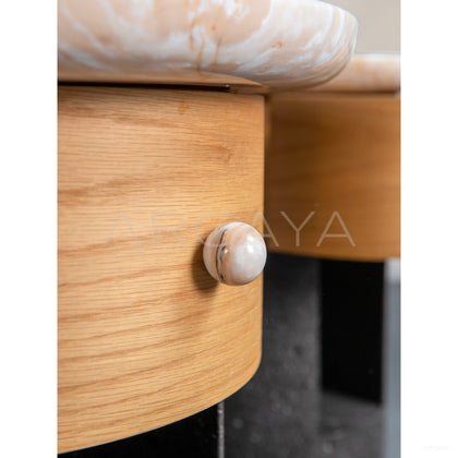 Round Side Table - scene