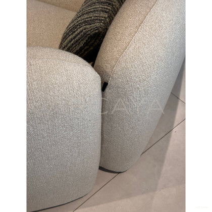 Rounded Curved Sofa - scene