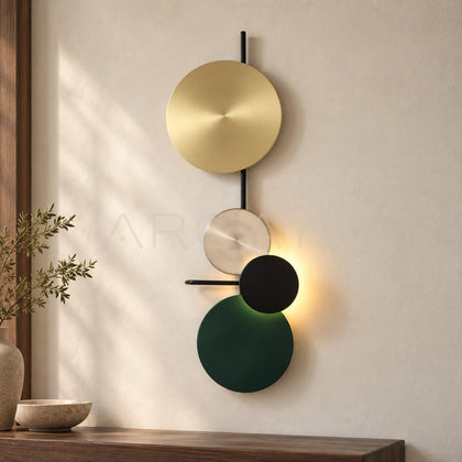 Four Color Disc Wall Light 21629 - main
