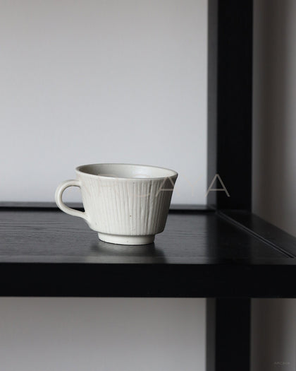 Amu Collab Handmade Ceramic Coffee Mug - scene