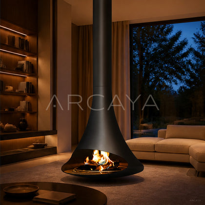 Blanche Hanging Fireplace - main
