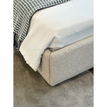 Minimalist Cotton Linen Bed - scene