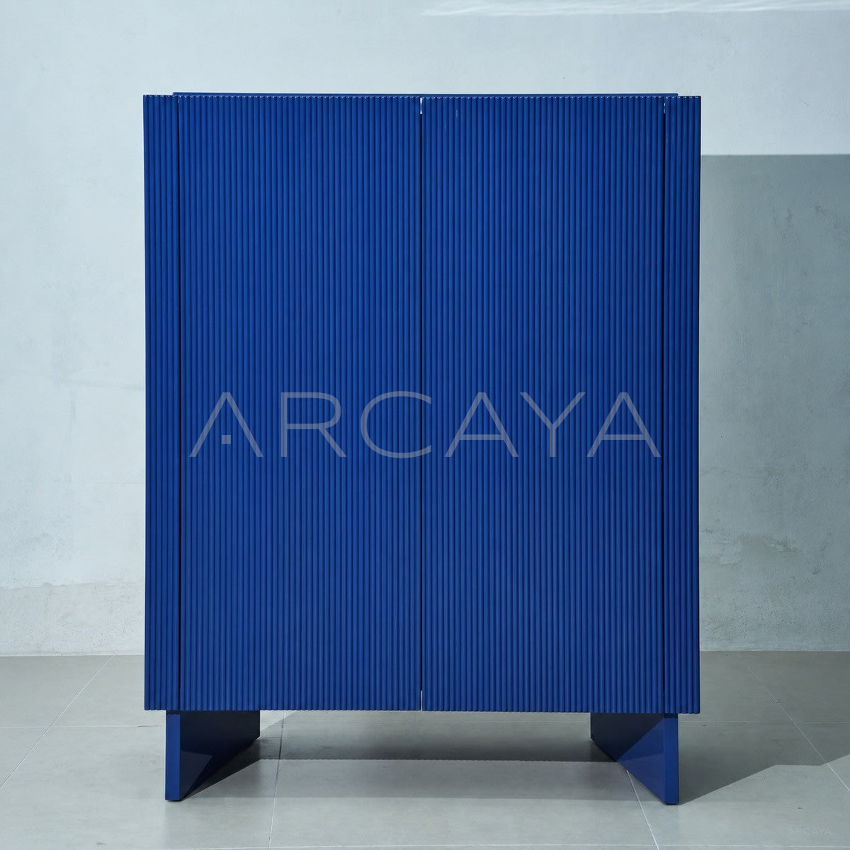 Klein Blue Lacquered Storage Cabinet - main