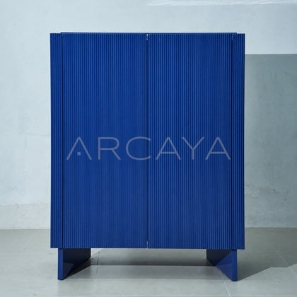 Klein Blue Lacquered Storage Cabinet - main