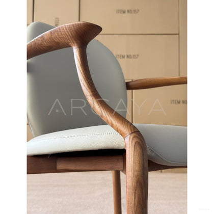 Solid Wood Dining Chair Zhuju - scene