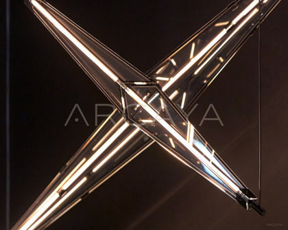 Linear Prism Frame Pendant Light 80724 - detail