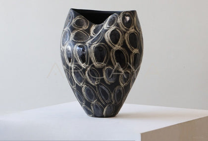 Wabi Sabi Jingdezhen Large Floor Ceramic Vase - scene
