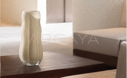 Handmade Pleated Glass Vase - scene