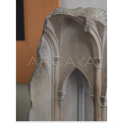 Gothic Arch Ruin Sculpture - scene