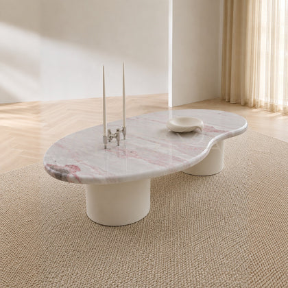 Cream Style Fendi Pink Coffee Table - main