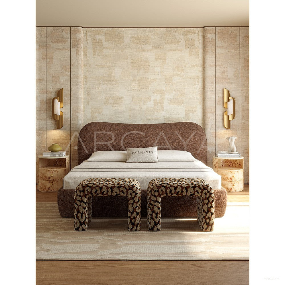 Statement Fabric Bed in detail