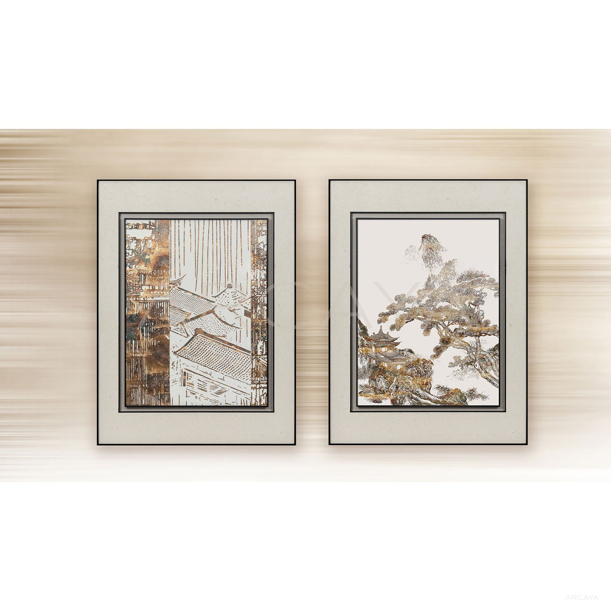 Wall Art Set 2411G0157 in detail
