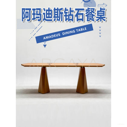Amadeus Diamond Dining Table - scene