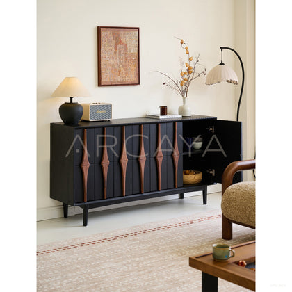 Moying Dark Storage Cabinet - scene