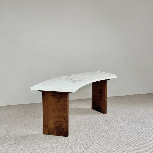 Custom Wabi Sabi Fan Shaped Desk - main