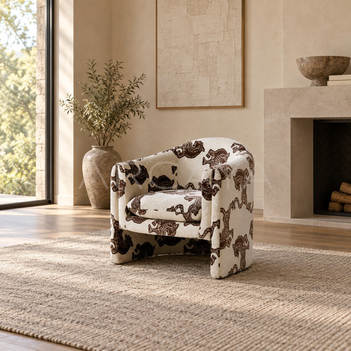 Bennett Lounge Chair Tingqi in detail