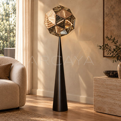 Prism Globe Cone Base Floor Lamp 95373 - main