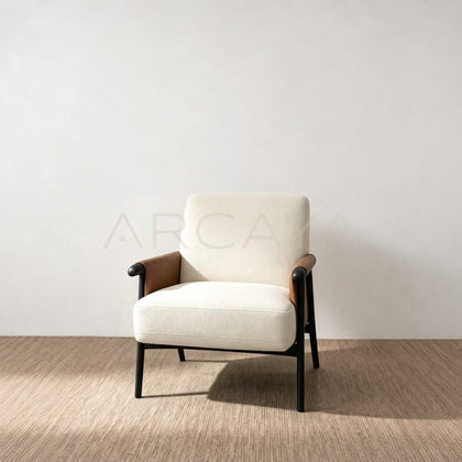 Havise Minimalist Two Tone Lounge Chair - main