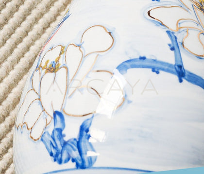 Jingdezhen Blue White Porcelain Vase Song Style - scene