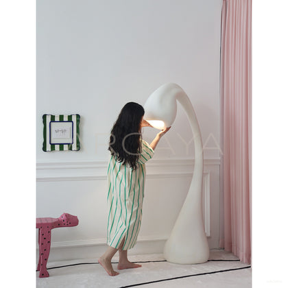 Organic Curve Lamp — Table Lighting - scene