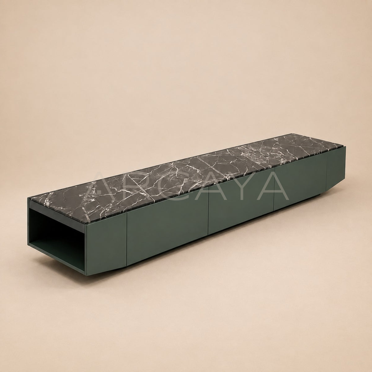 Daze San Giorgio Green Stone Tv Stand - main