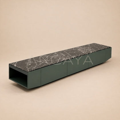 Daze San Giorgio Green Stone Tv Stand - main
