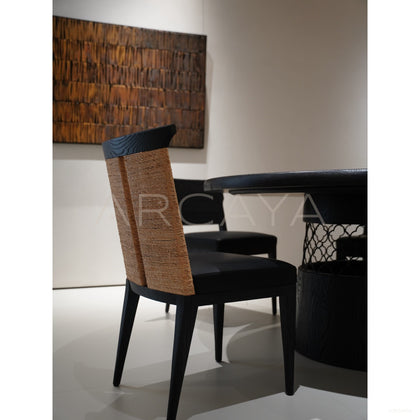Cambon Woven Dining Chair - scene