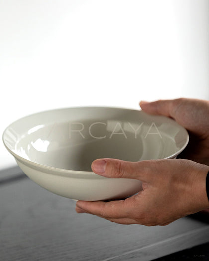 Sunxun Collab Minimalist Plain Conical Bowl - scene