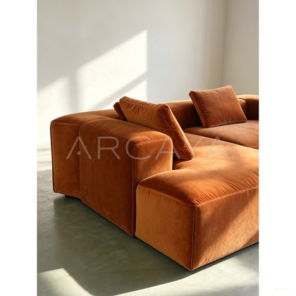 Understated Statement Sofa - scene