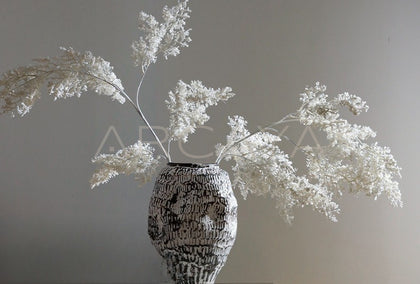 Rime Frost Artificial Flower Arrangement - scene