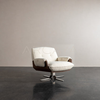 Vintage Swivel Lounge Chair - main