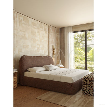 Statement Fabric Bed - scene