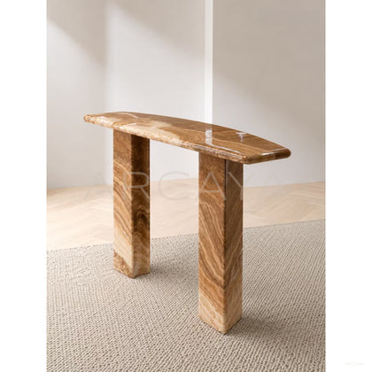 Persian White Jade Console Table - scene