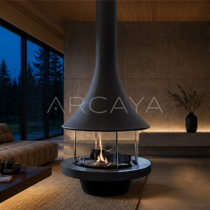 Muriel Hanging Fireplace 46 - scene